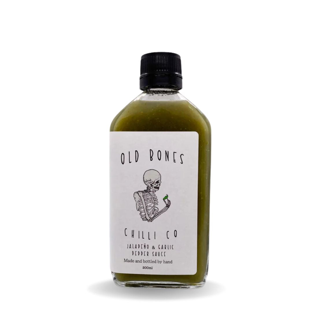 Old Bones Jalapeno & Garlic Pepper Sauce