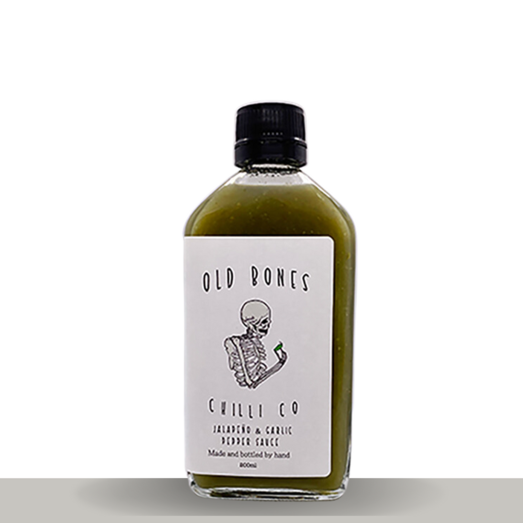 Old Bones Jalapeno & Garlic Pepper Sauce